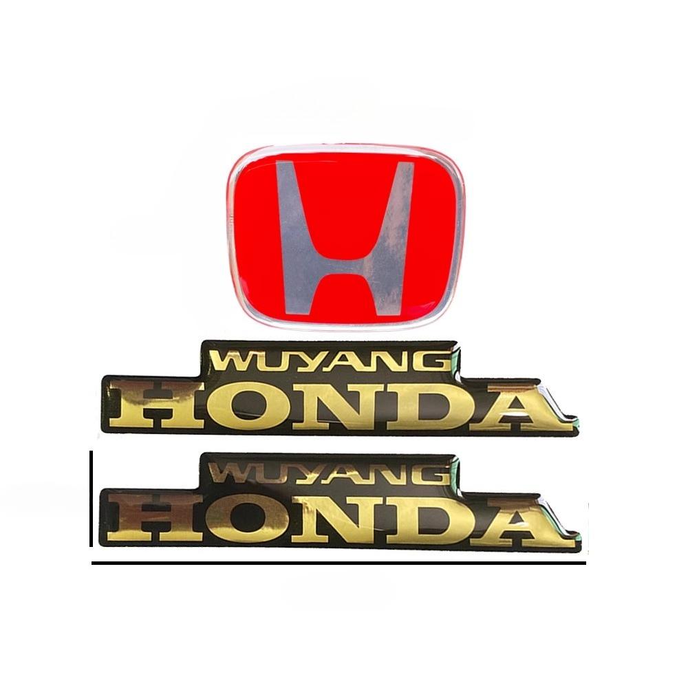 Honda Motorcycle Head Front Windshield Motorcycle Decoration H Letter Logo Electric Vehicle Modification Label Sticker