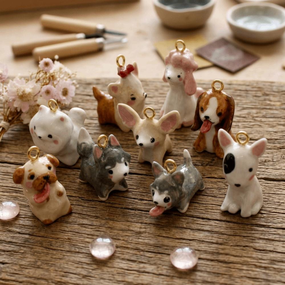 Cute Dog Pendant Fashion Beagle Pendant Samoyed Puppy Necklace Pendant Necklace Accessories