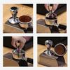 Stainless Steel Espresso Coffee Tamper Ergonomic Handle Coffee Powder Press Espresso Making