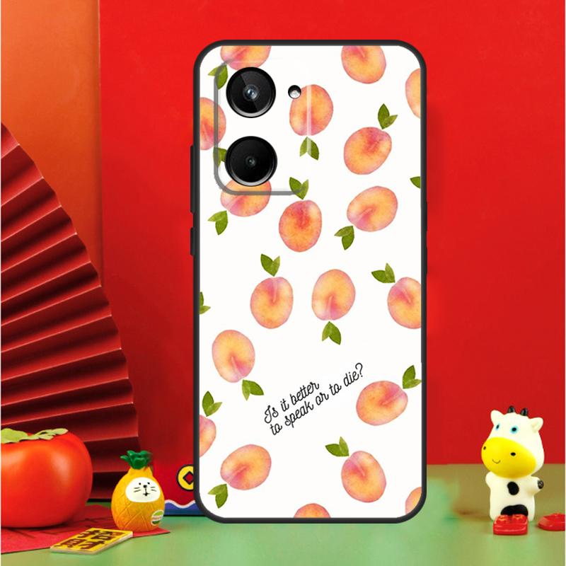 Call Me By Your Name Peach For Realme C35 C53 C55 C67 GT Neo 6 GT5 9 10 11 12 Pro Plus C25S C21Y C30 C31 C33 C51 Case