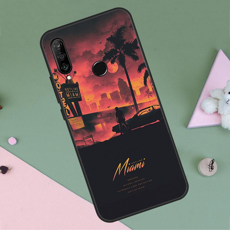 Game Hotline Miami For Huawei Nova 12i 12s 11i 8i 7i 9 10 SE Y90 Y60 Y70 Y72 Y61 Y91 P30 P40 Lite P60 Pro Case