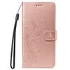 For Sony Xperia 1 VI PU Leather Cases Flower Pattern Wallet Stand Phone Cover with Strap