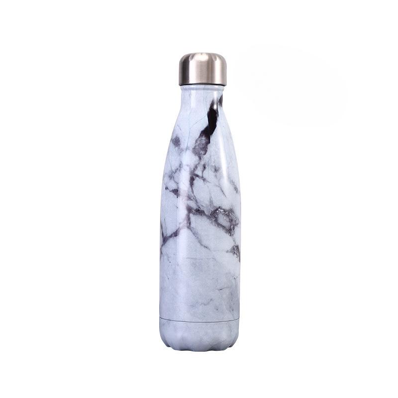 304 Stainless Steel Thermos Outdoor Sports Bowling Cup A Marble Coke Bottle Kettle.