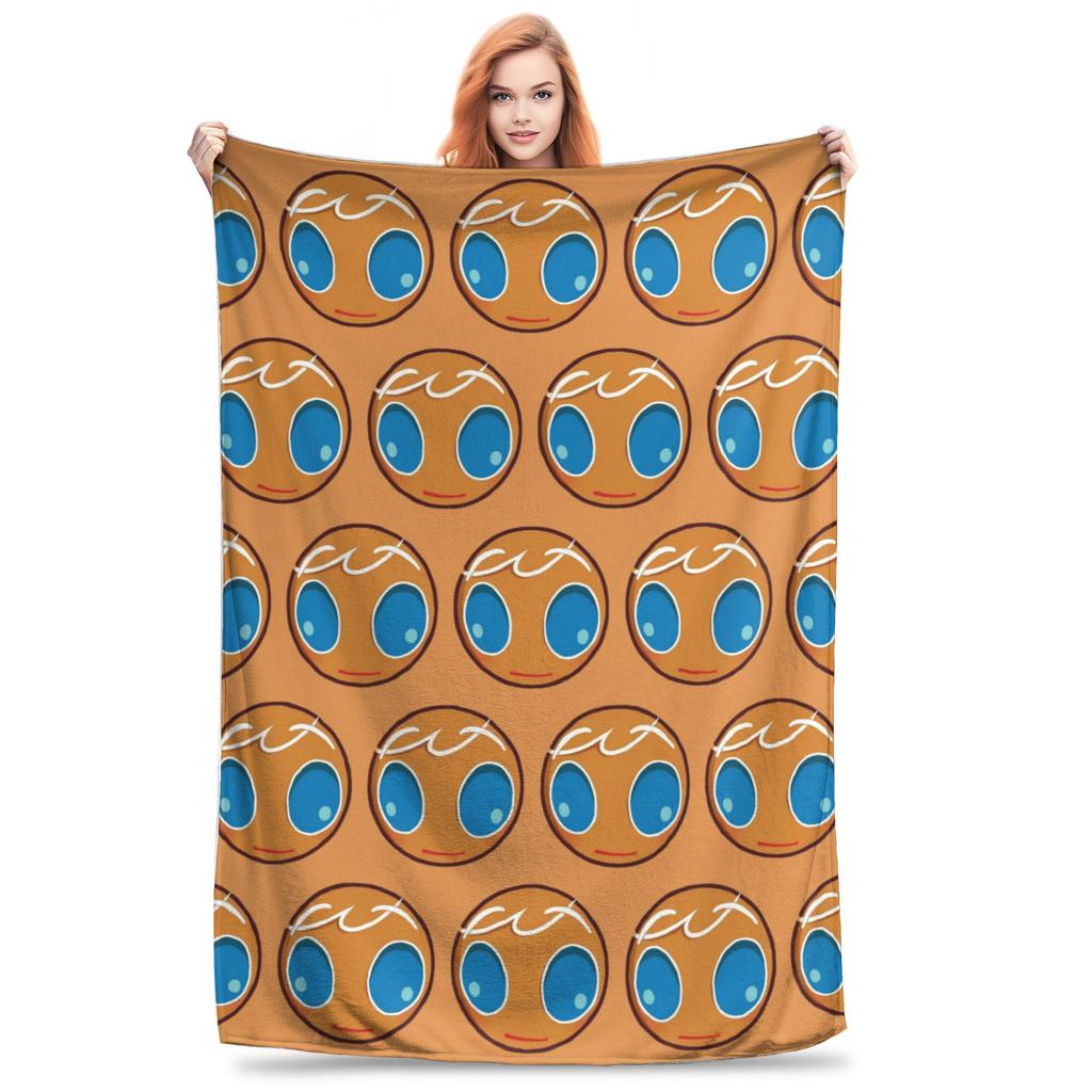 Shadow Milk Cookie Run Kingdom Blankets Flannel All Season  Breathable Warm Throw Blankets for Bedding Bedroom Plush Thin Quilt