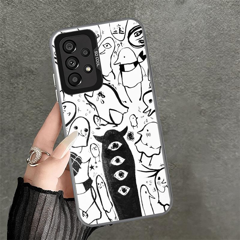 Oyasumi Punpun Anime Shockproof Phone Case for Samsung A17 A16 A15 A14 A37 A57 A36 A56 A26 A35 A55 A25 A34 A54 A24 A13 A23 A33 A