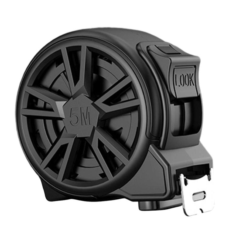 

5 м Полая измерительная лента Нержавеющая Метрическая линейка Нержавеющая сталь Рулетка для промышленности Строительство Портативная чёрный