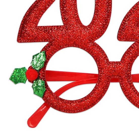 4ks Čelenka s ozdobou vločky, třpytivé číslo 2026, vlasová obruč, brýle, slavnostní vánoční párty doplněk