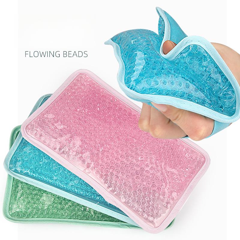 Kalt- und Warmkompresse Gelkugel Eisbeutel PVC Doppelseitiges Kissen Kalt- und Warmkompresse Wärmepack Gurt Handlicher Eisbeutel Schutzausrüstung