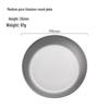 High-End Antibacterial Titanium Dinner Plate: Food-Grade, Multi-Functional, Round, Portable for Household and Outdoor Camping.
