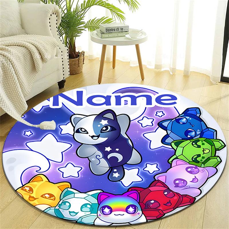 Personalized A-AphmauS Round Chair Office Rug - Perfect for Mat, Office Chair & More - Ideal Gift for Birthdays and Holidays