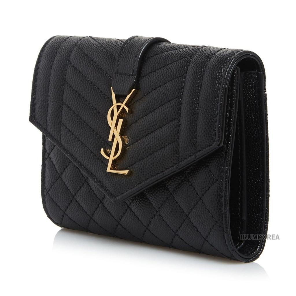 [Saint Laurent] SS25 Women's Monogram Compact Wallet 651028 BOW91 1000