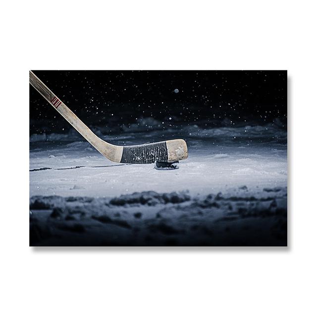 Modern Sports Hocky Canvas Painting Wall Art Field Hockey Wall Pictures Gym Posters and Prints for Living Room Home Decoration