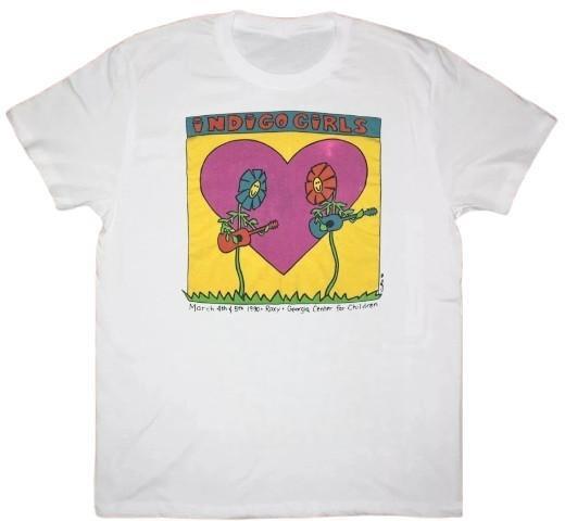 

Indigo Girls 1990 Tour Graphic Print Unisex T-Shirt XXXL