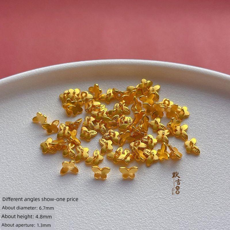 

Style Silver Plated Accessories Button Hand Rope Tail Buckle Garment Front Decorative Button Dorje Knot Red Hand Strap Button Cheongsam Han Dynasty SA3816