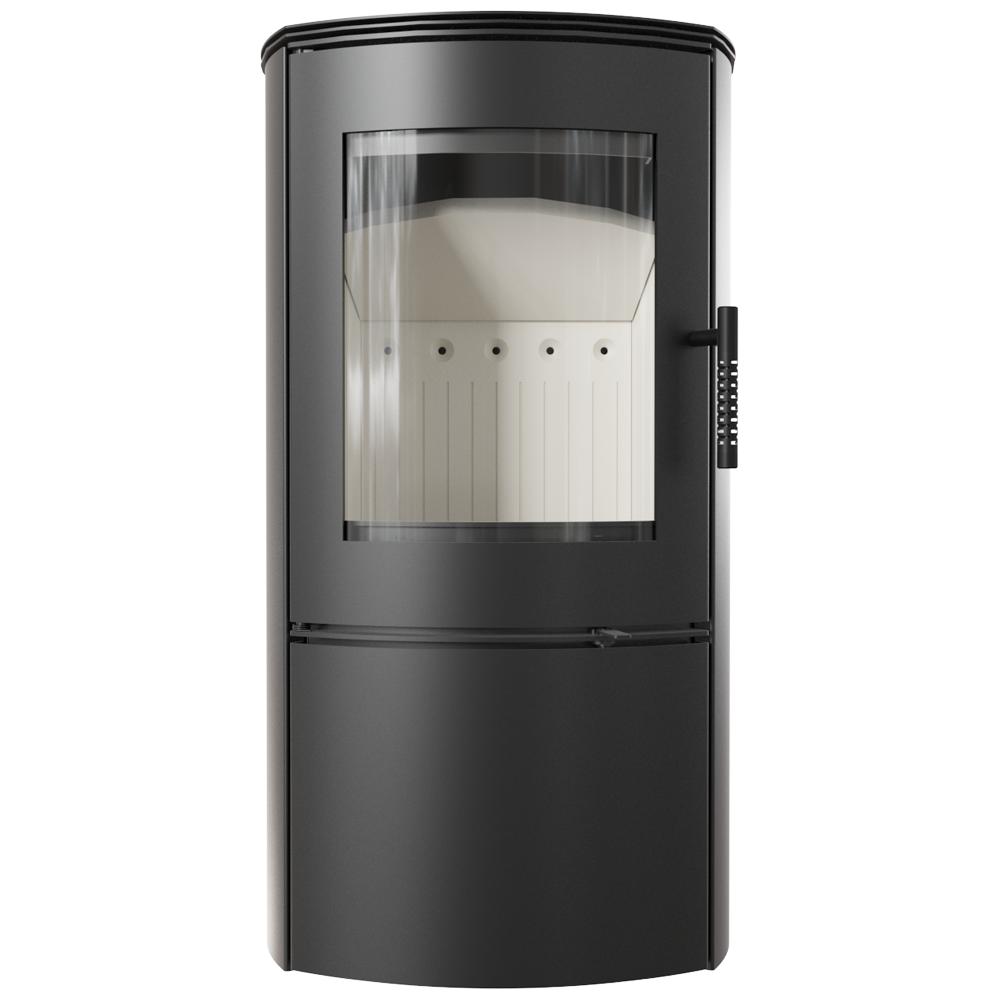 Wood Burning Steel Stove KRATKI FALCON Ø 150 10 kW Self Closing Door