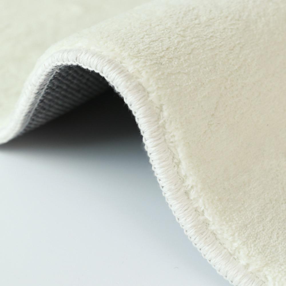 Fluffy Bedside Rugs Imitation Wool Soft Carpet New Irregular Oval Rugs  Living Room