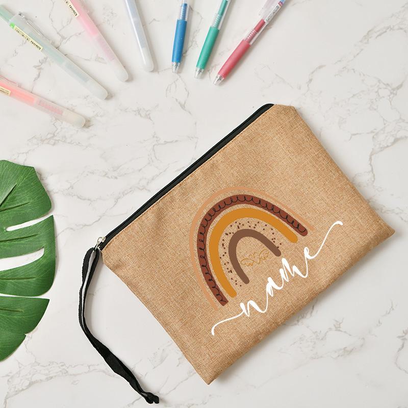 Women Cosmetic Bags  Best Gift for Mom Personal Custom Name Makeup Bag Pouch Travel Outdoor Toiletries Organizer Lipstick Bag