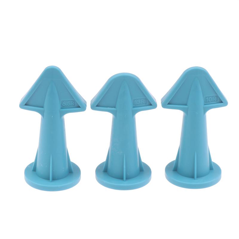 

3Pcs Multi Function Silicone Sealant Nozzle Scraper Floor Caulking Tools For Home Improvement Floor Gap Filling Professional Use 3Pcs синий