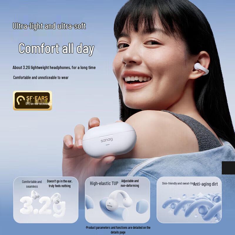 SANAG Z36spro Wireless Clip-on Bluetooth Sports Headset