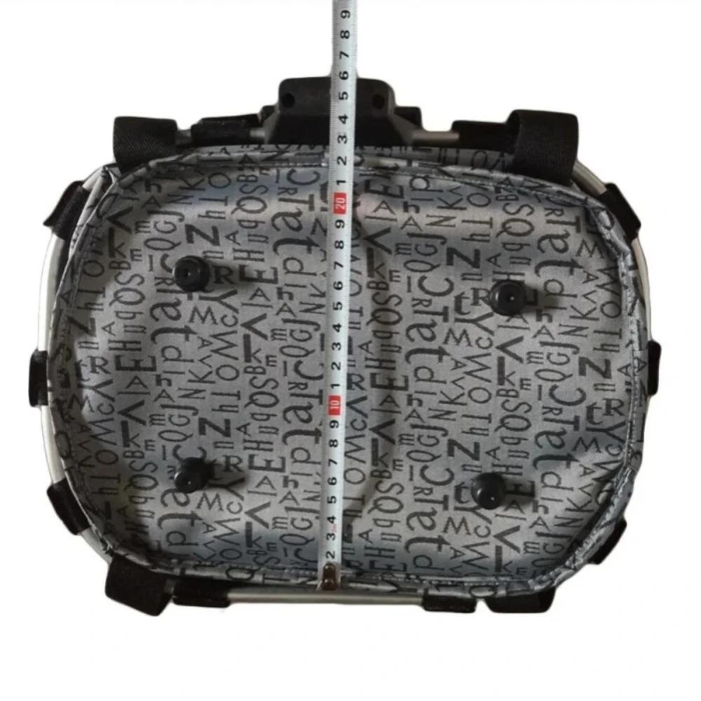 Bicycle Front Basket Bike Small Pet Dog Carry Pouch 2in1 Detachable MTB Cycling Handlebar Tube Hanging Fold Baggage Bag 5KG Load