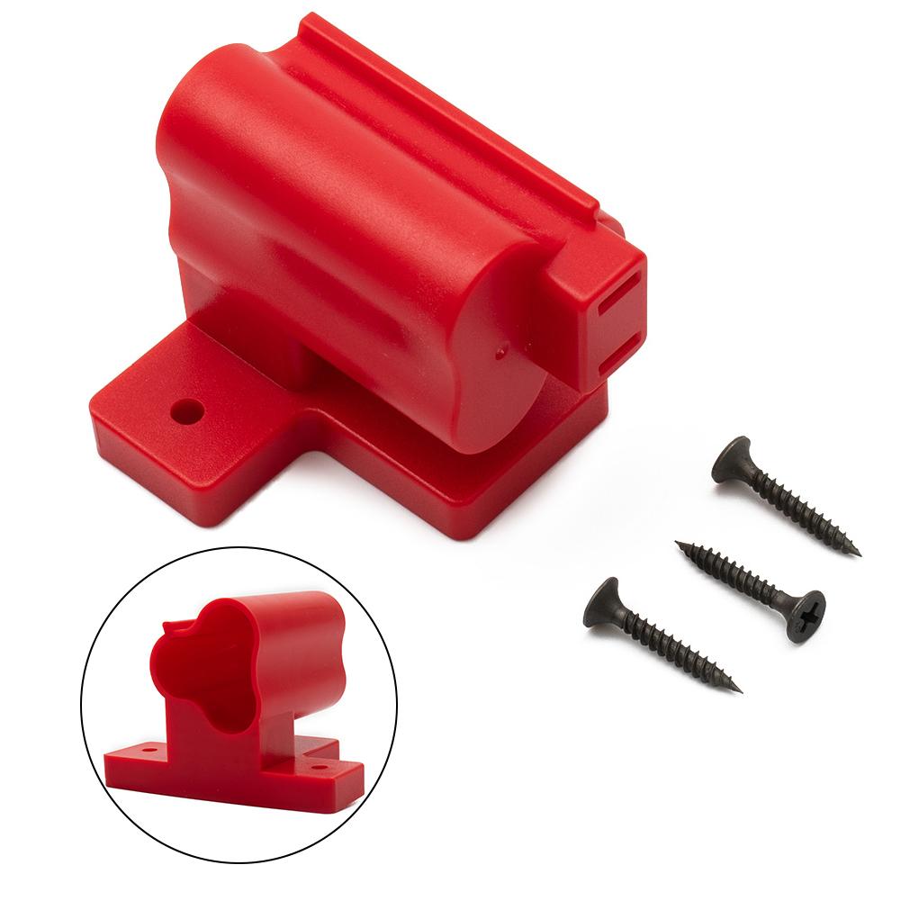 Hot Sale Workbench Tool Holder Mount Tool Practical Red Replacement Part Tool 1 Bracket + 3 Screws Accessories
