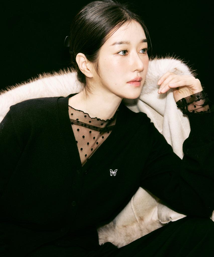 Nigaennikol Nicole Label See-Through Dots Tops_Black