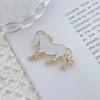 LATS Classic Rhinestone Saddle Horse Brooches for Women Zodiac Animal Lapel Pins Casual Party Accessories New Year Gifts Friends