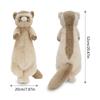 Stuffed Animal Ferrets Plush Toys Long Cute Simulation Stuffed Ferret Kawaii Sofa Cushion Brown Mink Plush Bed Sleeping