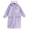 Size L Kids' Rainproof Poncho for 8-Year-Olds - One-Piece Raincoat with Backpack Space for School