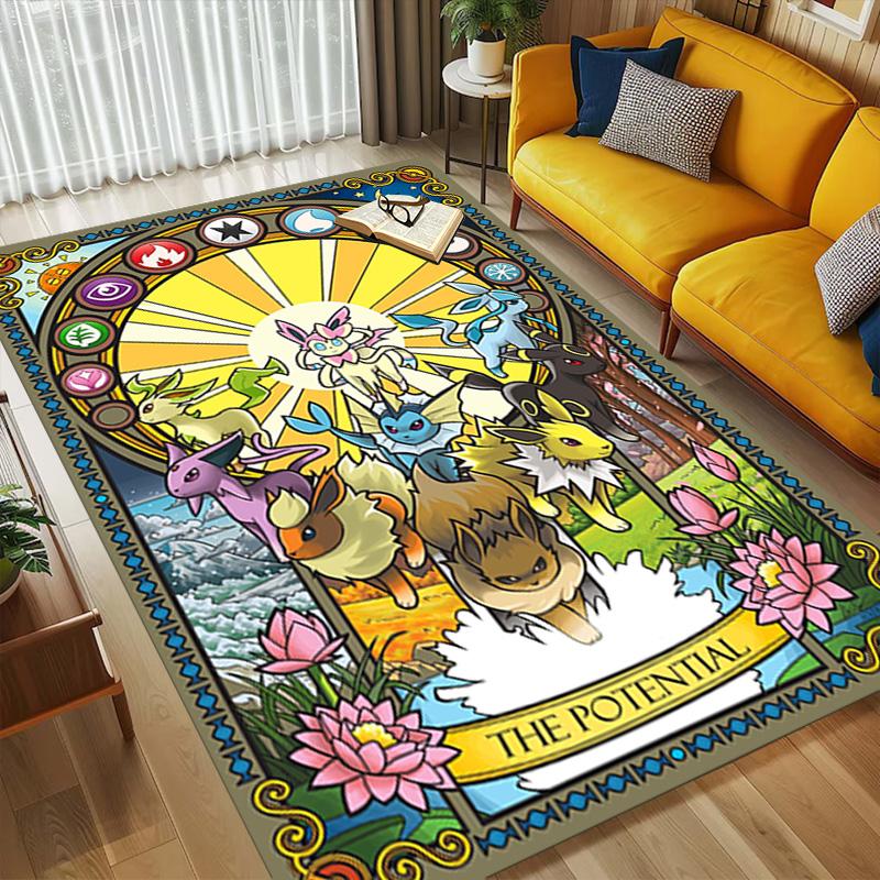 Pokemon Potential Living Room Nonslip Area Rug Soft Carpet For Bedroom Game Playroom Sofa Office Home Decor Doormat Christmas Gift C926392