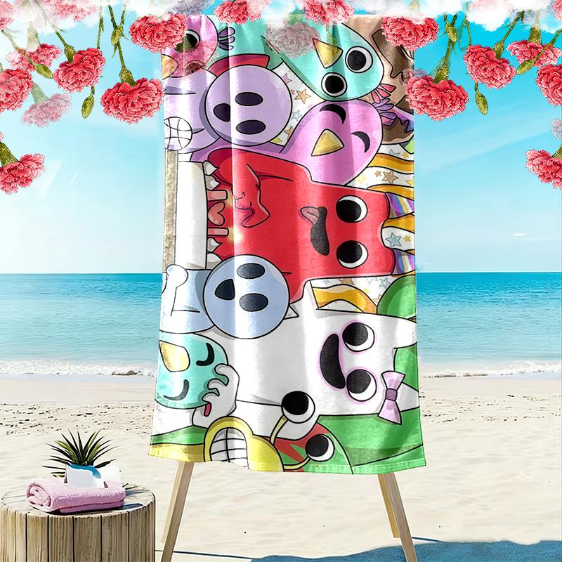 Garten of Banban Print Beach Towel, Large Soft Quick Dry Towel for Beach Camping Swimming
