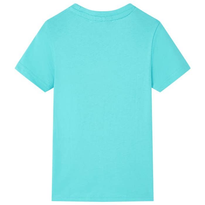 Children's T-shirt with Short Sleeves Aqua 92/104/116/128/140