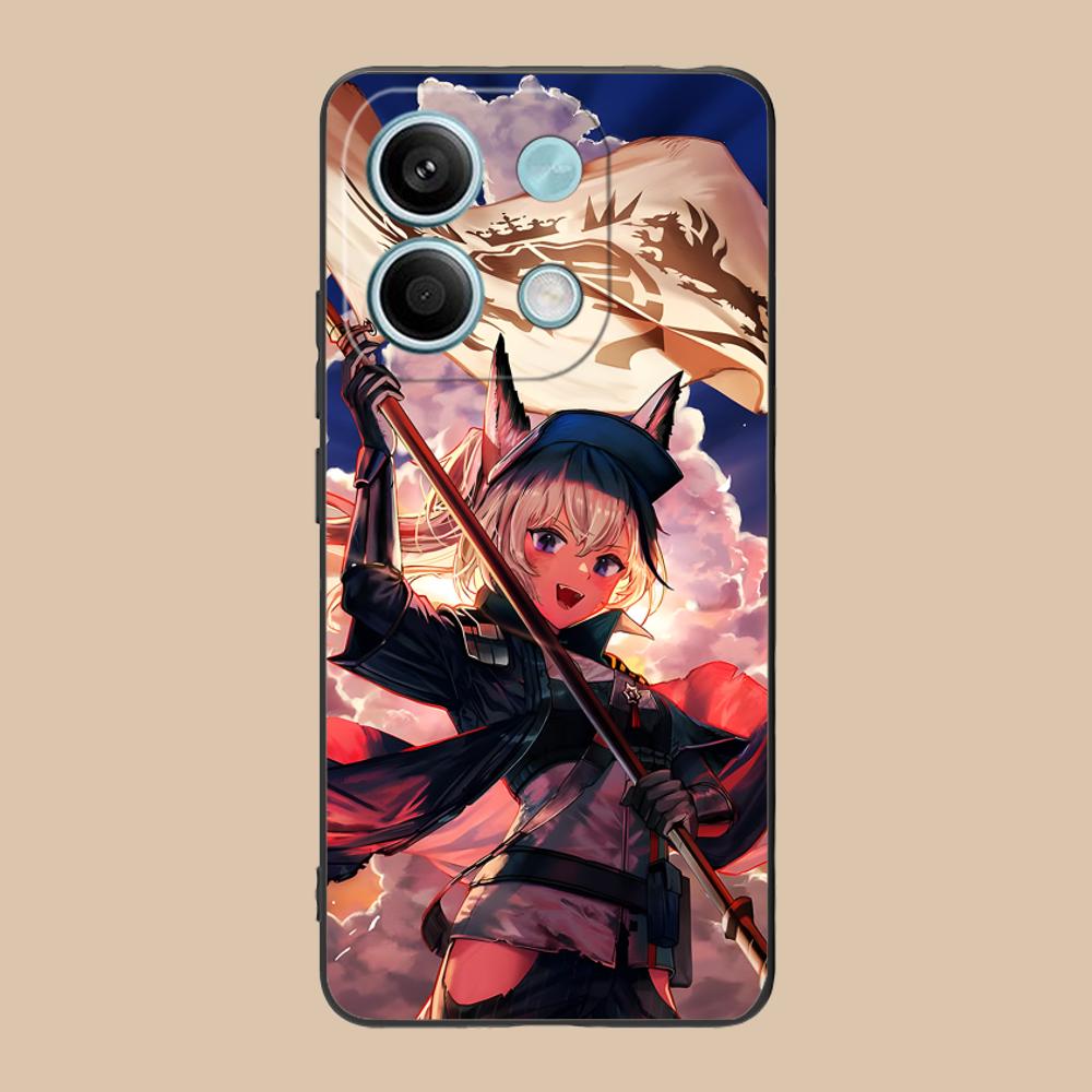 Arknights Grani Matte TPU Mobile Phone Case for POCO F8 F7 F6 F5 F4 F3 F2 Pro GT C75 C71 C65 C61 C40 Pro Ultra Colorful Cover