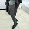 Lolita Heart Jacquard Tights Women Autumn Winter 80D Fashion Retro Pattern Hollow-out Bow Socks Leggings Pantyhose 2025