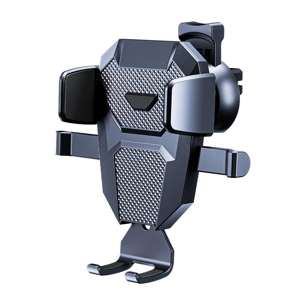 Telescopic Automatic Locking Car Phone Holder with Suction Cup & Air Vent Mount