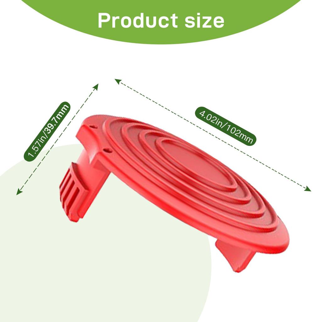 For Black & Decker Lawn Mower 10 DF-080-BKP Nylon Wire Spools + 2 RS0011 Spool Caps