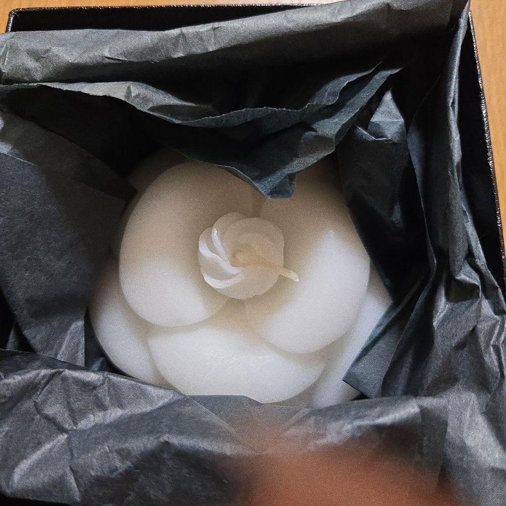 Used Rare! CHANEL Camellia Candle, Not For Sale, Novelty Item