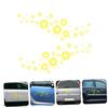 Healifty 2pcs Car Grass Sticker Bottle Sticker Honeycomb Stencil Car Window Decal Toy