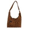 Popular fashion leopard print portable tote bag women's winter new large-capacity shoulder bag commuter messenger bag