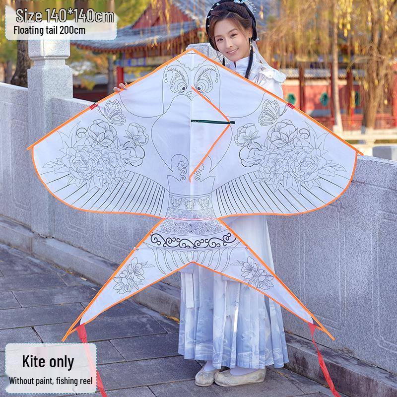 

2026 Large Adult Coloring Kite: Easy to Fly, Parent-Child Outdoor Sports, Education & Team Building Kite Only (No Line, No Paint)