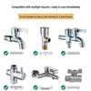 All-Copper Adjustable High-Pressure Spray Gun for Car Wash, Watering, and Floor Cleaning.