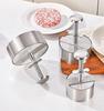 304 Stainless Steel Manual Hamburger Patty Press Mold for Kitchen