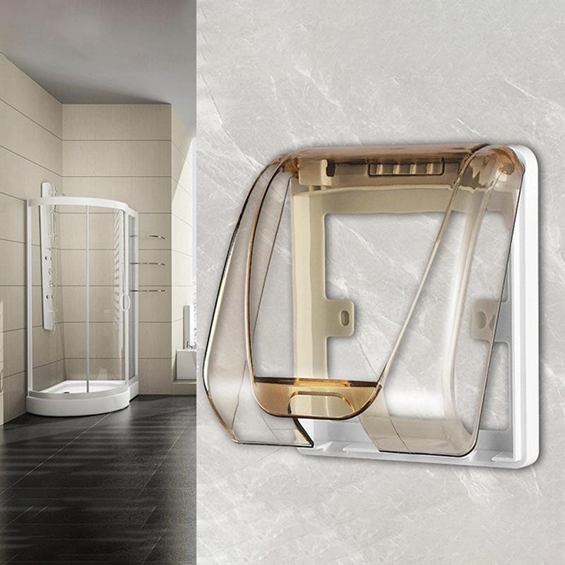 1Pc 86 Tipo de tomada externa à prova d'água Caixa de plugue elétrico Capa à prova de chuva para carregamento Pilha Soquete Interruptor Capa de proteção