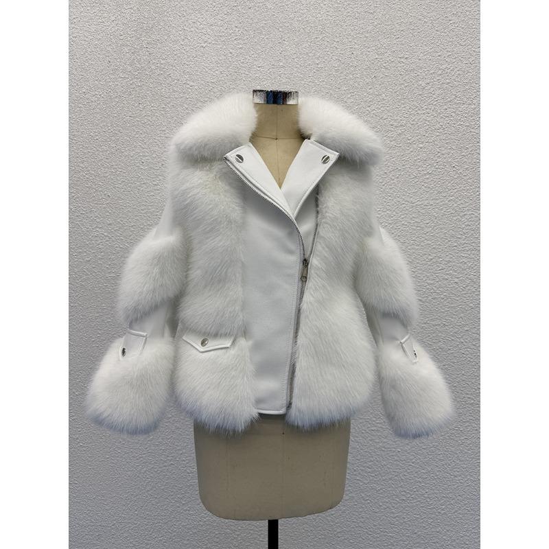 Winter New Women's Imitation Fox Hair Padded Casual Coat Loose High Quality Imitation Coat