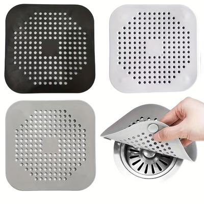 Silikon Spülen Sieb 1Stk/3Stk Set - Langlebiger Küchen- und Badezimmer Abflussfilter mit Feinmaschigem Netz, Haarfänger mit Starkem Saugfuß Halloween