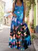 2025 Bohemian Off Shoulder Strapless 3D Tie Dye Dress