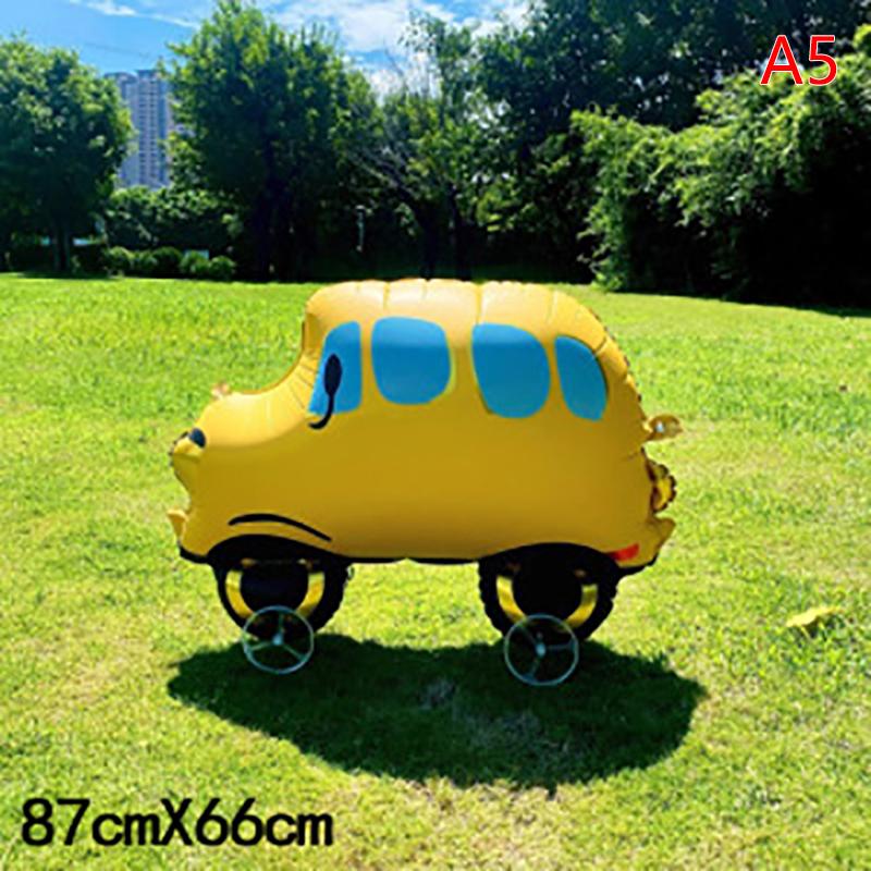 

4D Мультяшные Фольгированные Шары Слон Стоячий Ходячий Шарик с Колесом для Украшения Детской Вечеринки по случаю Дня Рождения, Детского Праздника