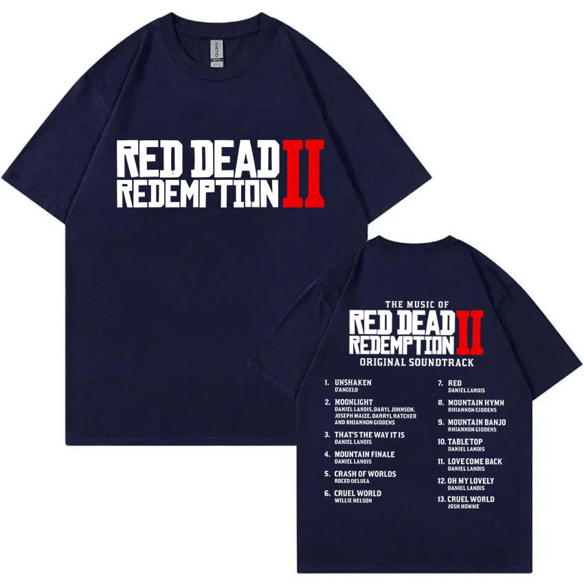 2026 Game Player Red Dead Redemption 2 Merch T Shirts Men Women Otaku Lover Tshirt Unisex Vintage Short Sleeve Tshirts