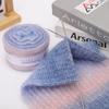 Gradient Color Mohair Wool Yarn for DIY Crafts: Blanket, Scarf, Sweater, Coat Weaving