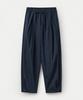 UMARMUNG Lightweight Cotton Oval Silhouette Pants_Navy